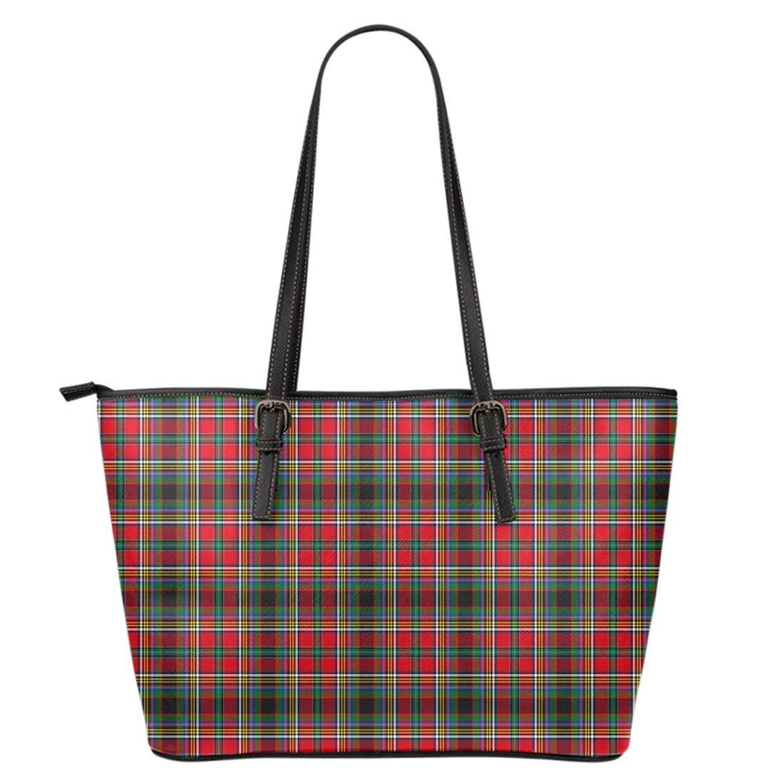 Anderson of Arbrake Tartan Plaid Leather Tote