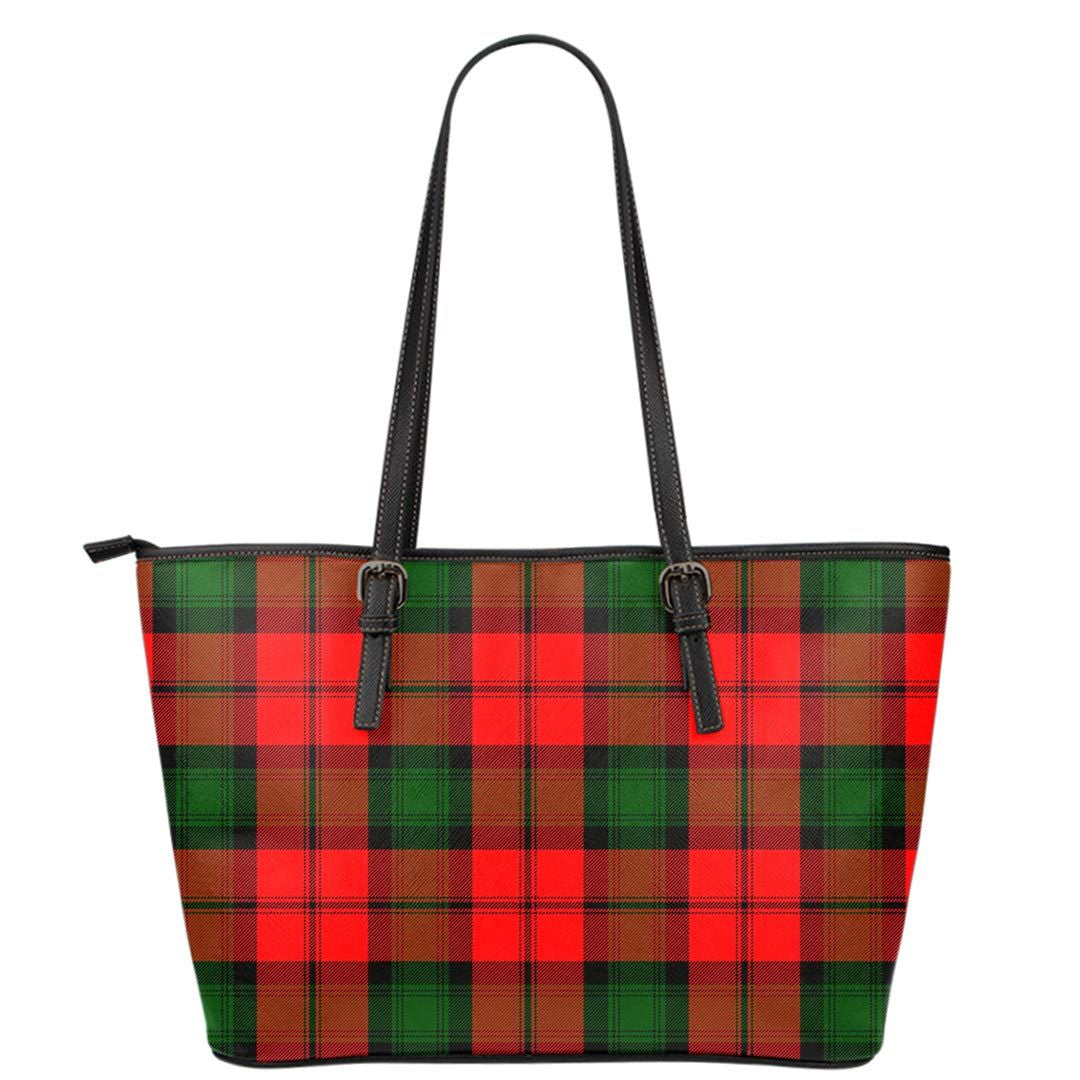 Kerr Modern Tartan Plaid Leather Tote