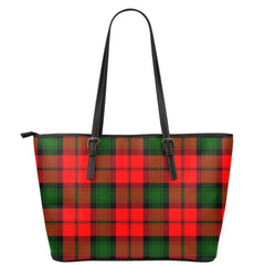 Kerr Modern Tartan Plaid Leather Tote