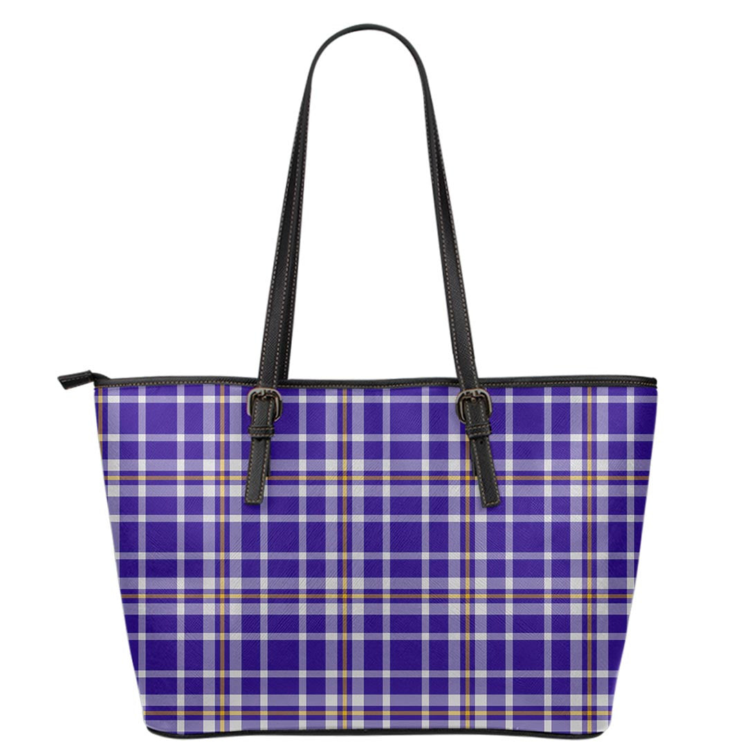 Ochterlony Tartan Plaid Leather Tote