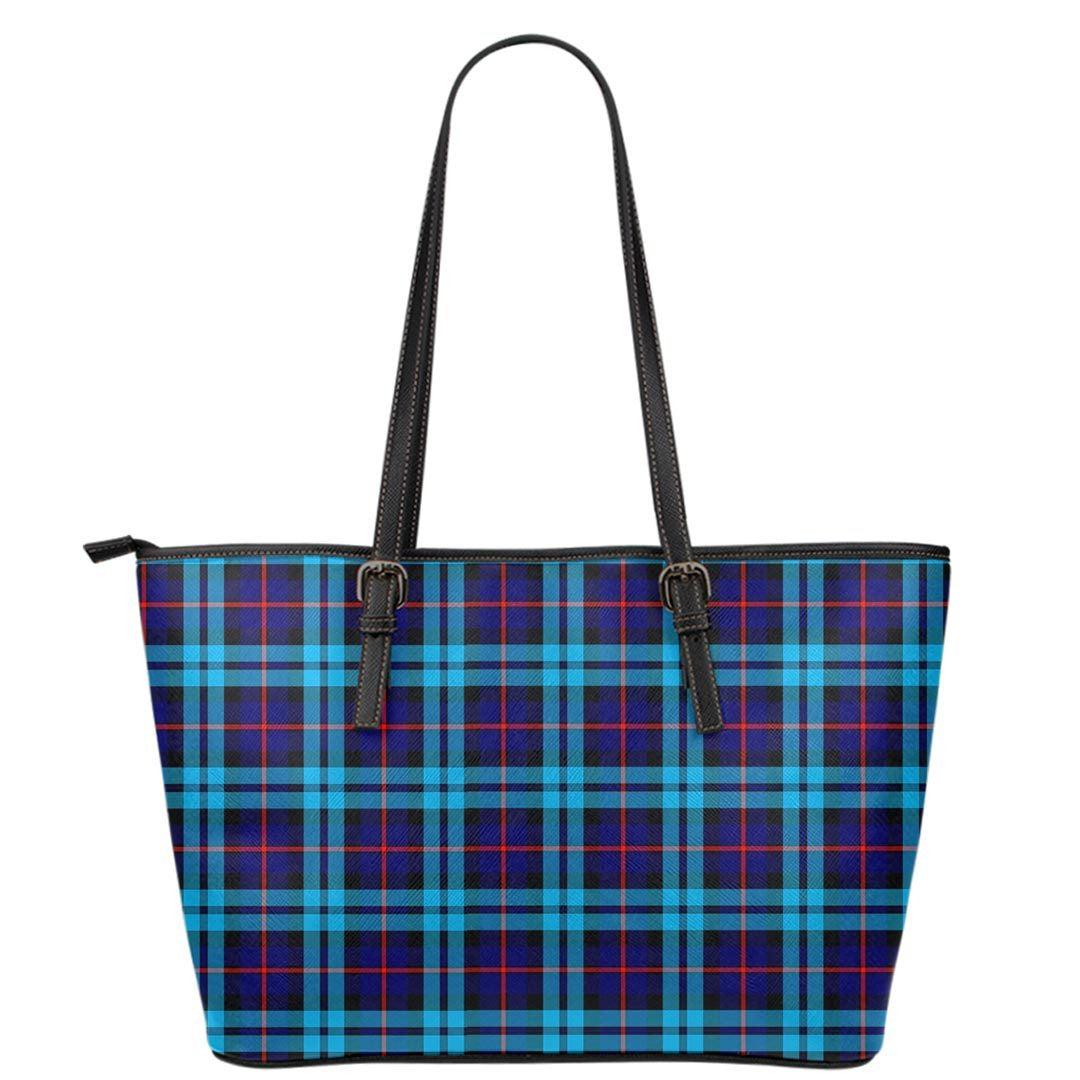 McCorquodale Tartan Plaid Leather Tote