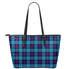 McCorquodale Tartan Plaid Leather Tote
