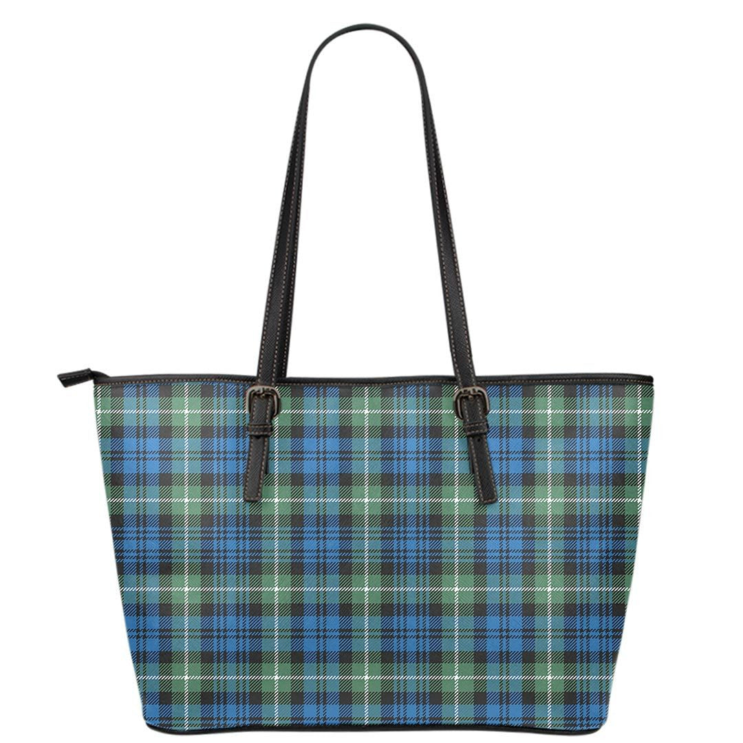 Lamont Ancient Tartan Plaid Leather Tote