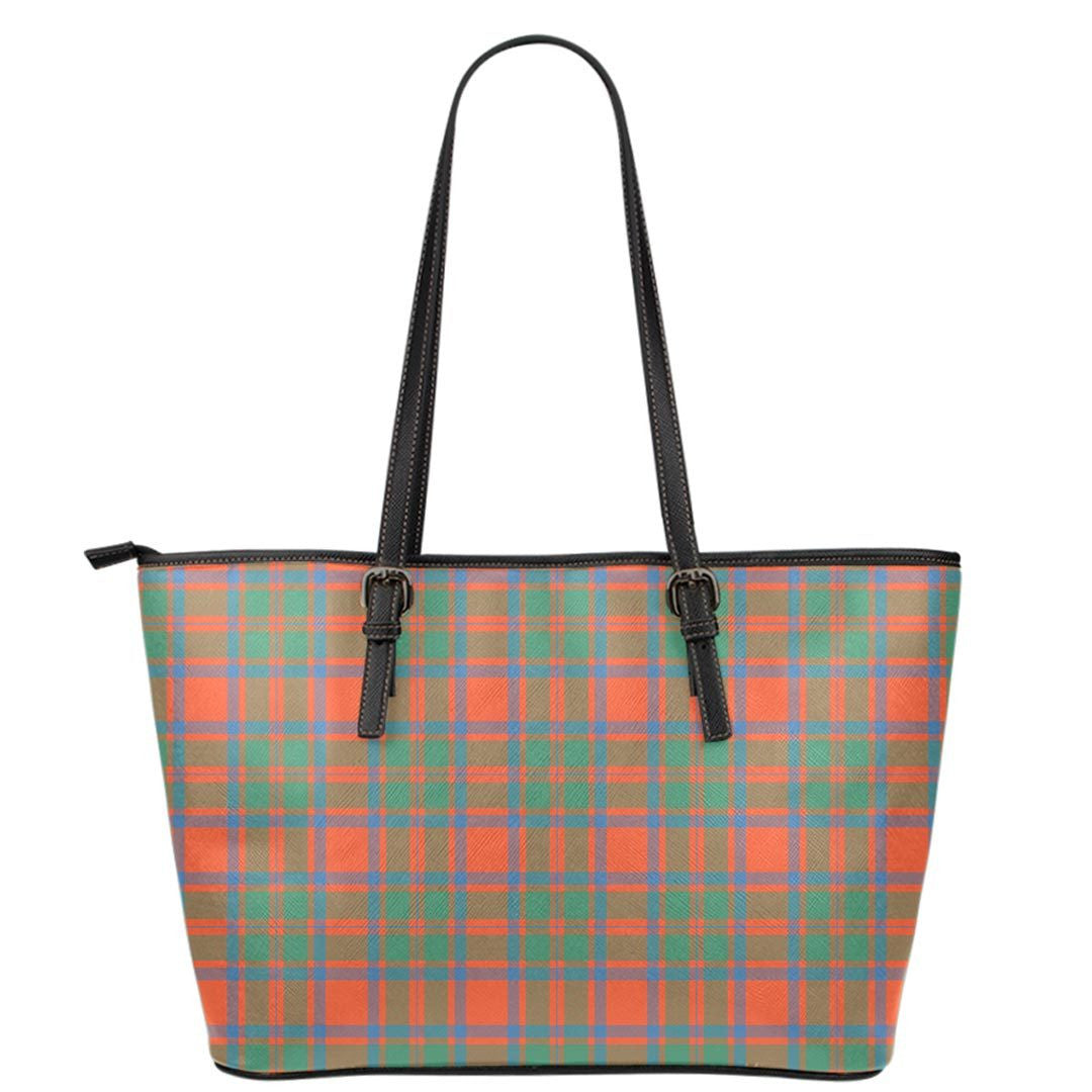 MacKintosh Ancient Tartan Plaid Leather Tote