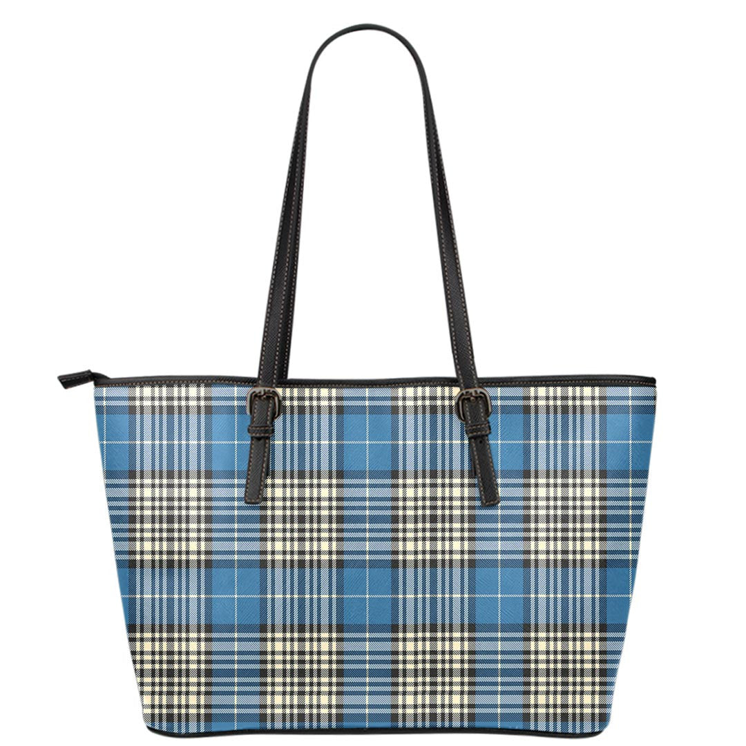 Napier Ancient Tartan Plaid Leather Tote