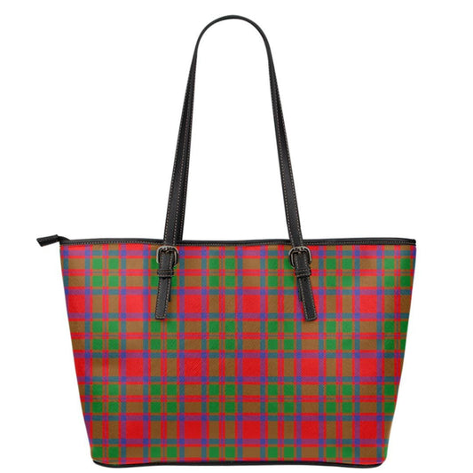 MacKintosh Modern Tartan Plaid Leather Tote