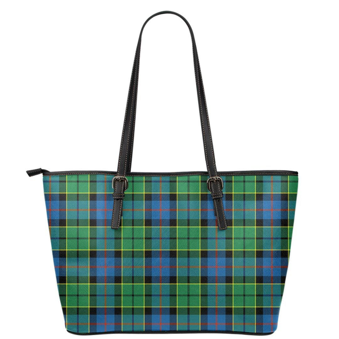 Forsyth Ancient Tartan Plaid Leather Tote