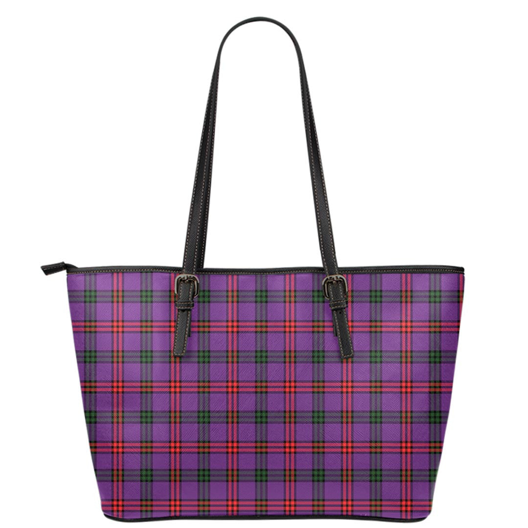 Montgomery Modern Tartan Plaid Leather Tote