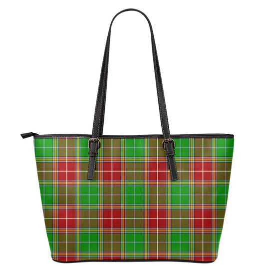 Baxter Tartan Plaid Leather Tote