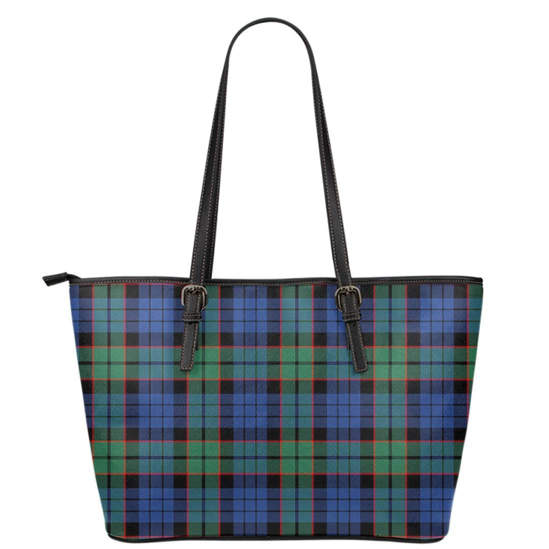 Fletcher Ancient Tartan Plaid Leather Tote