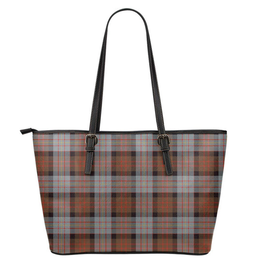 Cameron of Erracht Weathered Tartan Plaid Leather Tote