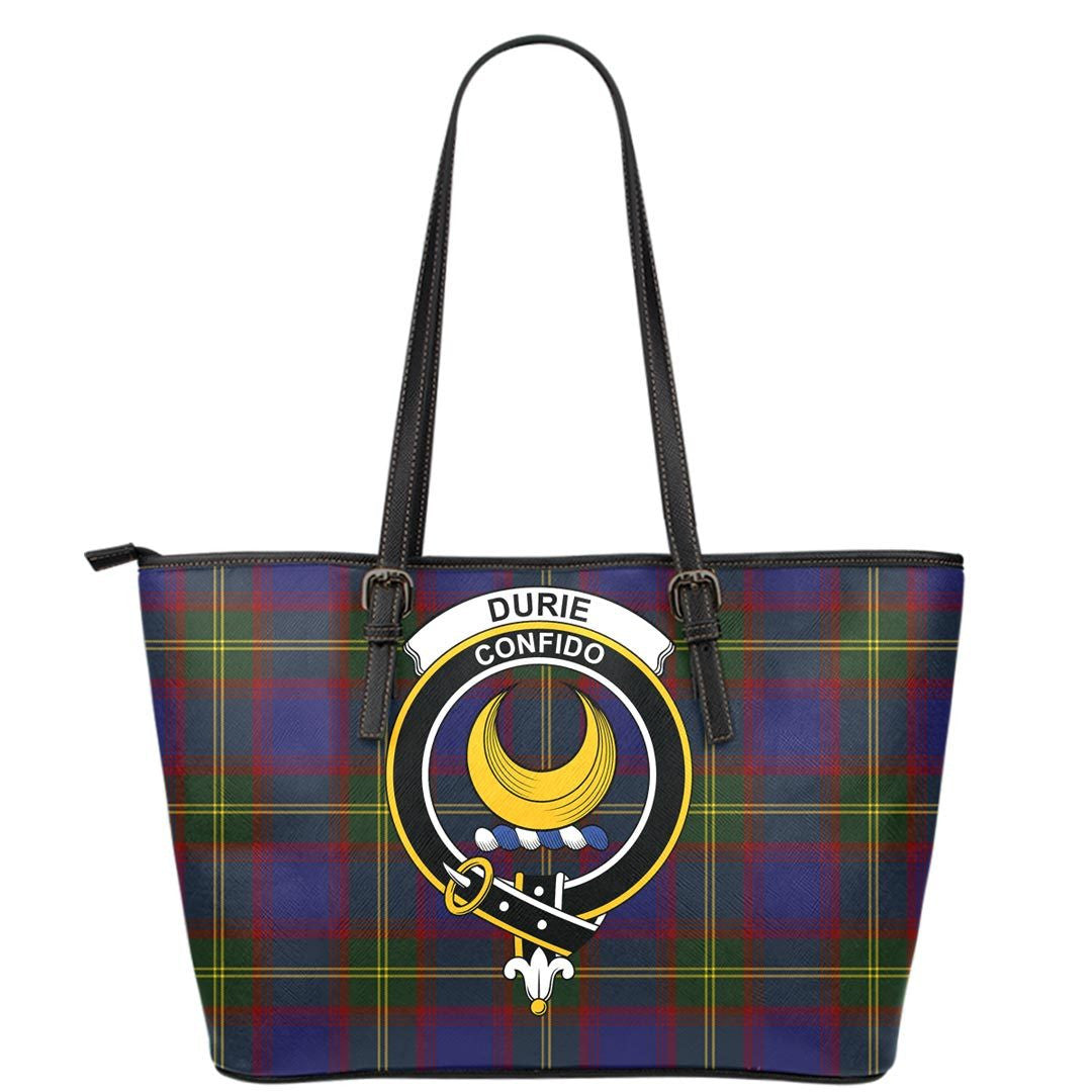 Durie Tartan Crest Leather Tote