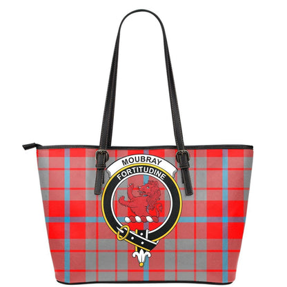 Moubray Tartan Crest Leather Tote