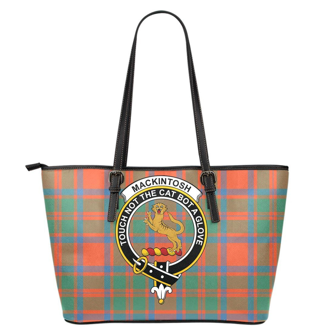 MacKintosh Ancient Tartan Crest Leather Tote