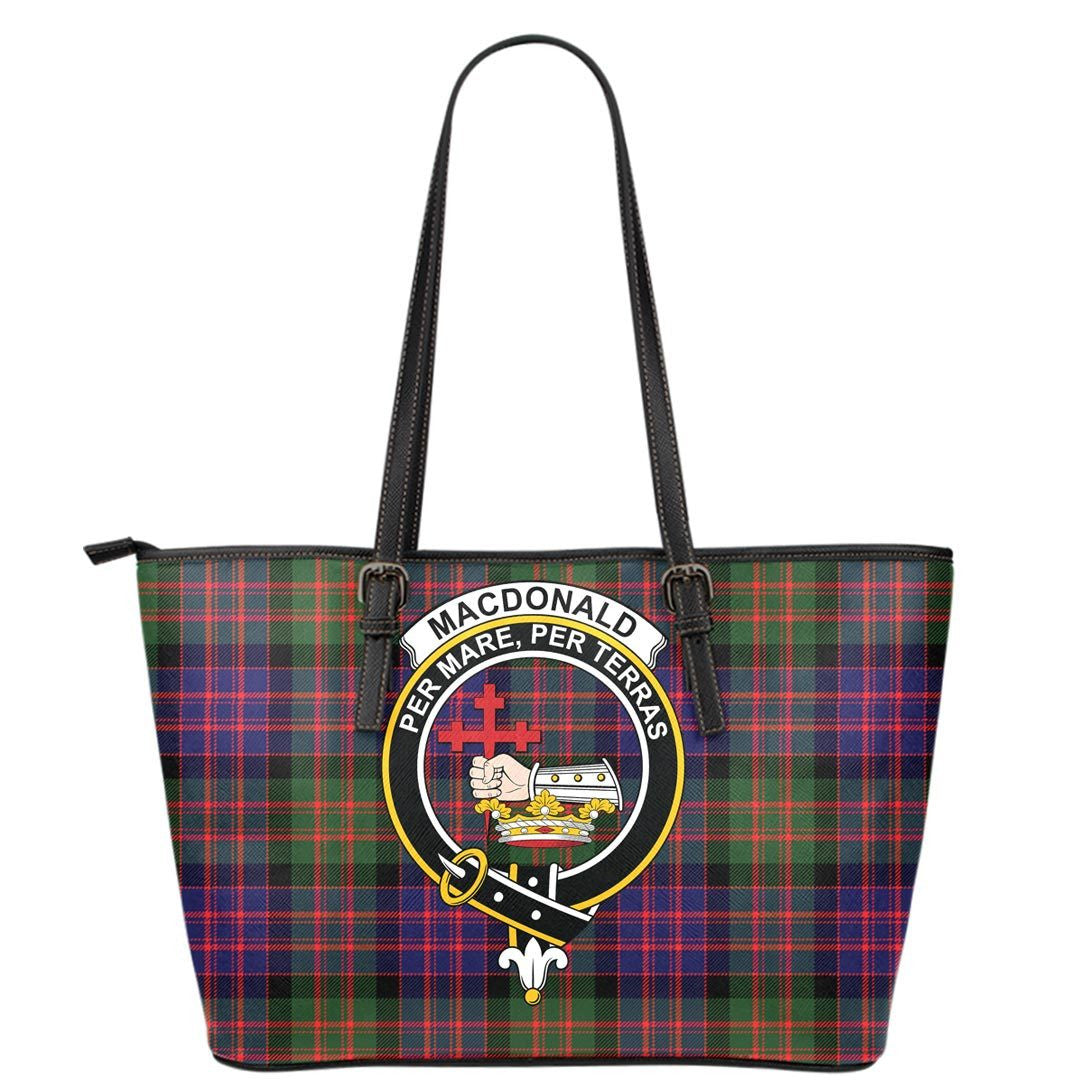 MacDonald Modern Tartan Crest Leather Tote