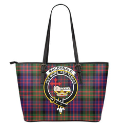 MacDonald Modern Tartan Crest Leather Tote