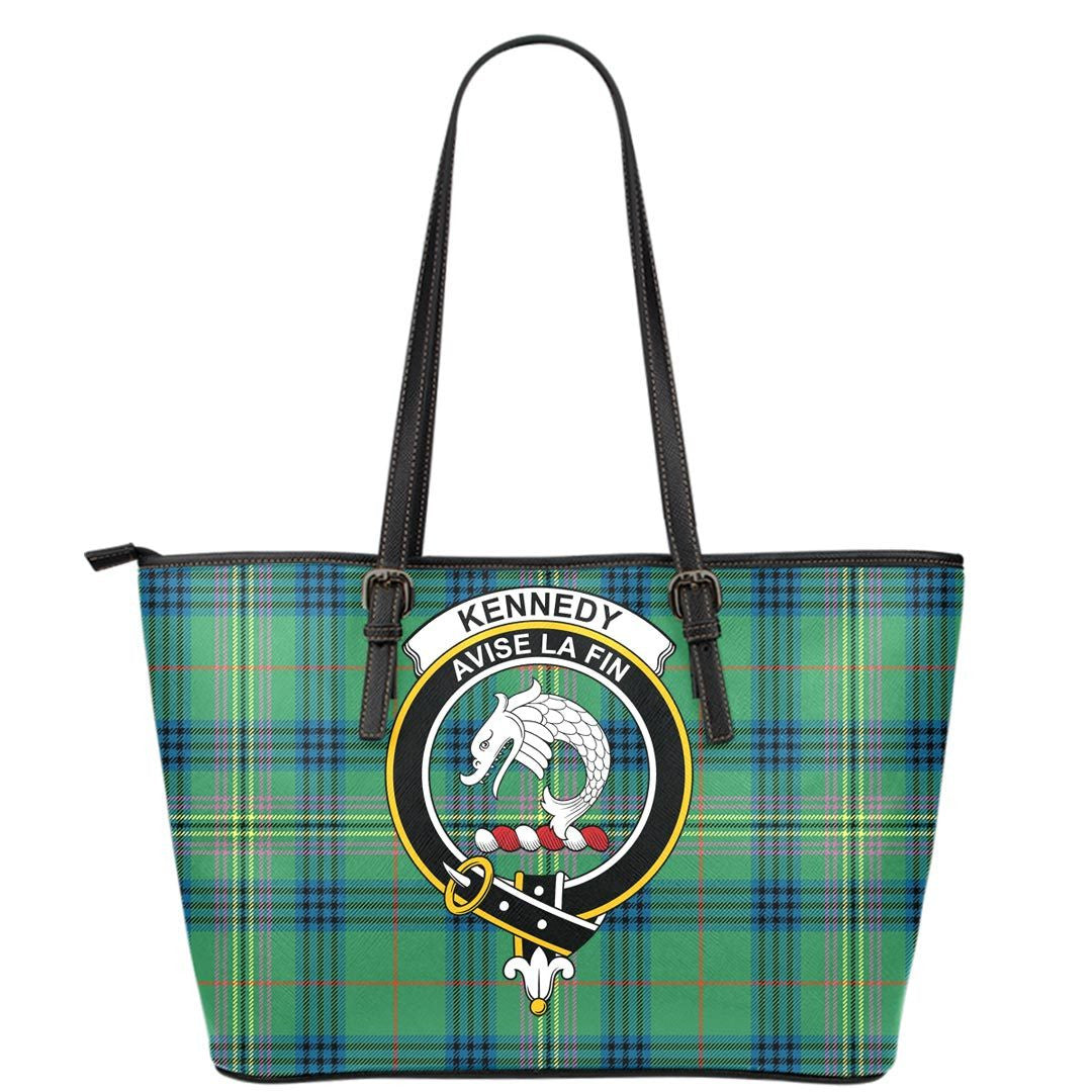 Kennedy Ancient Tartan Crest Leather Tote