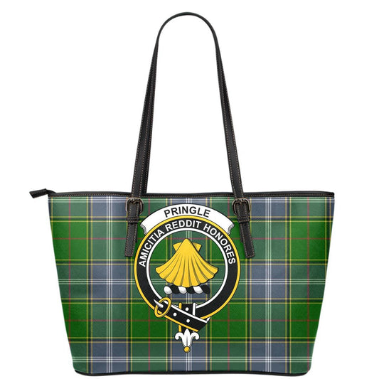 Pringle Tartan Crest Leather Tote