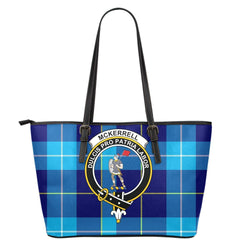 McKerrell Tartan Crest Leather Tote