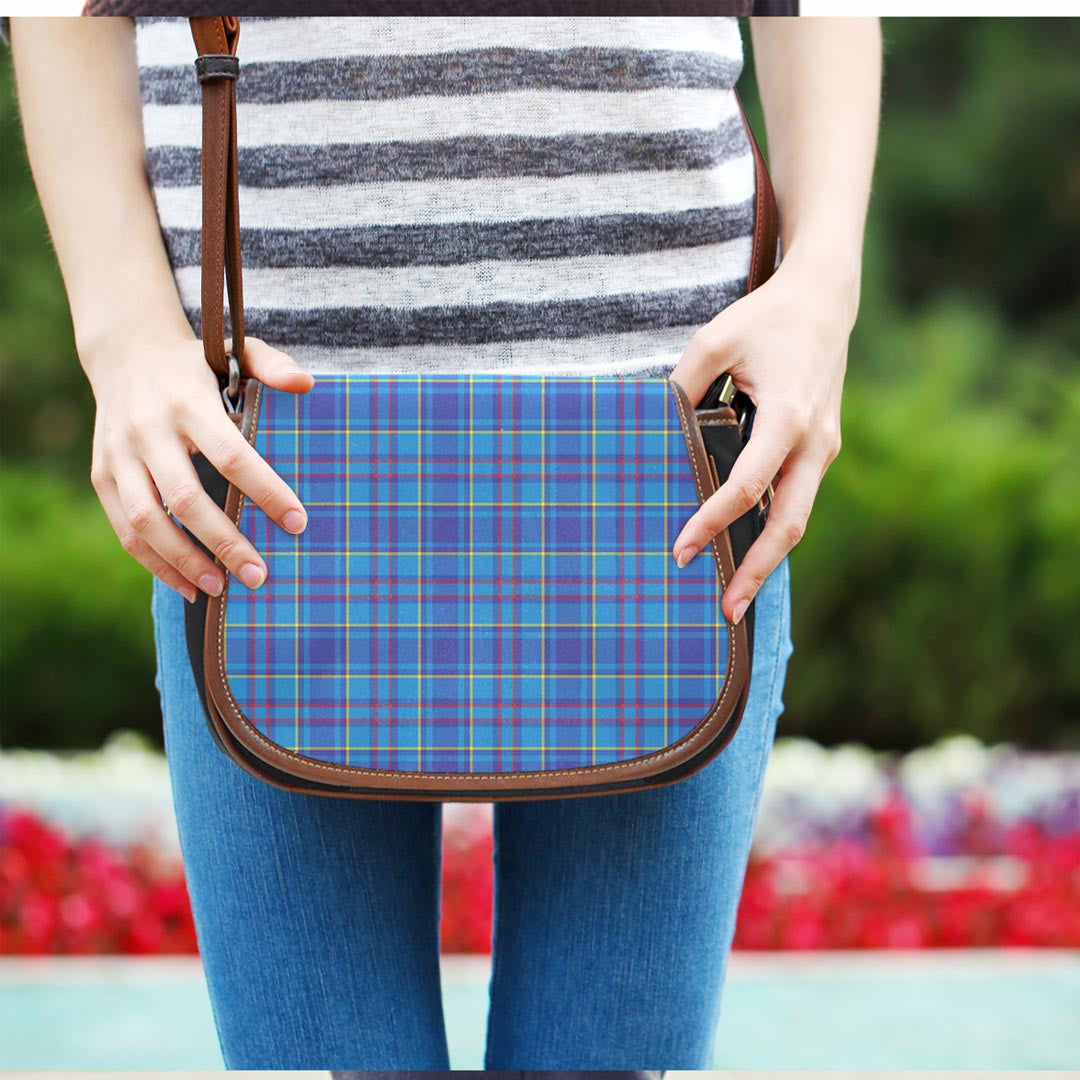 Mercer Modern Tartan Plaid Saddle Bag