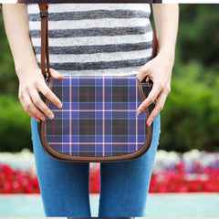 Dunlop Modern Tartan Plaid Saddle Bag