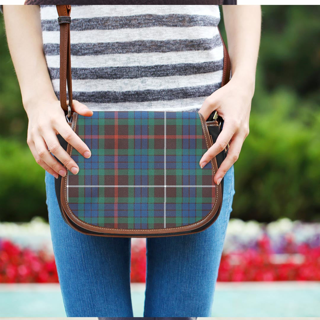 Fraser Hunting Ancient Tartan Plaid Saddle Bag