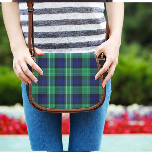 Abercrombie Tartan Plaid Saddle Bag