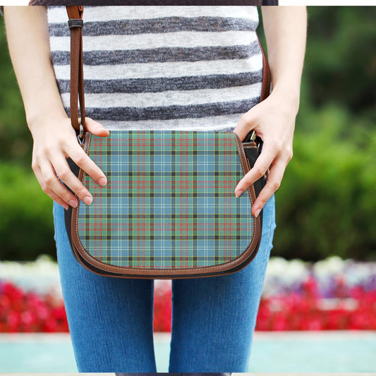 Paisley District Tartan Plaid Saddle Bag