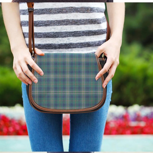 Kennedy Modern Tartan Plaid Saddle Bag