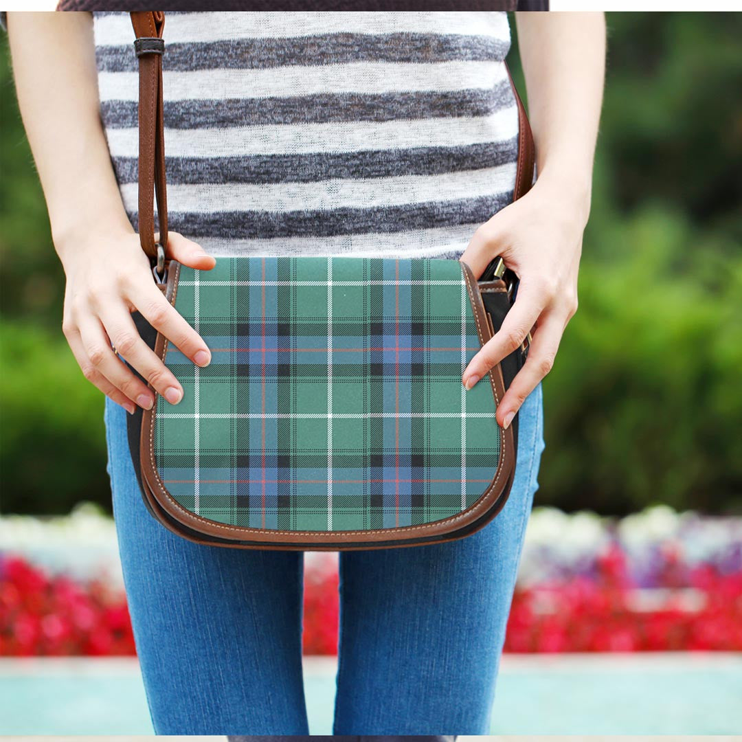 MacDonald of the Isles Hunting Ancient Tartan Plaid Saddle Bag