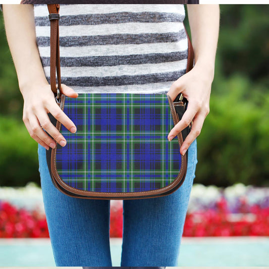 Arbuthnot Modern Tartan Plaid Saddle Bag