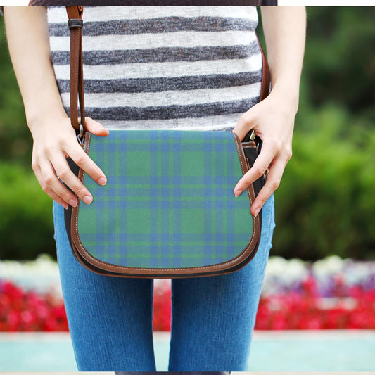 Montgomery Ancient Tartan Plaid Saddle Bag