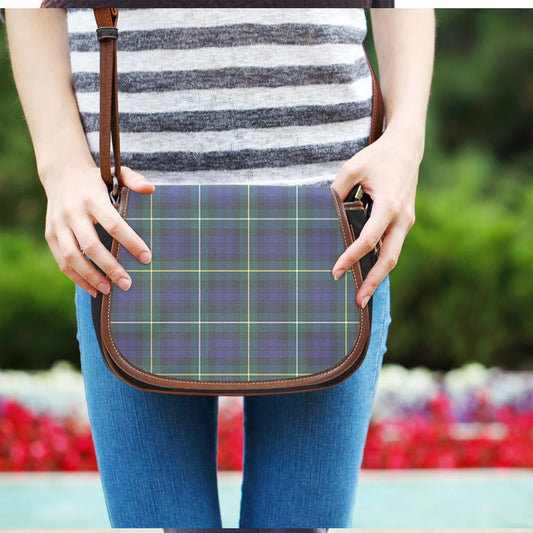 Campbell Argyll Modern Tartan Plaid Saddle Bag