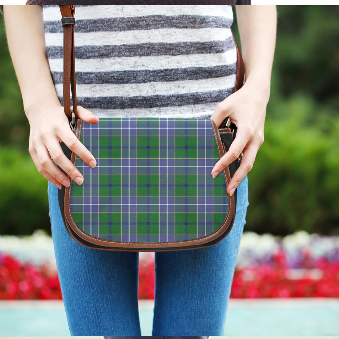 Wishart Hunting Modern Tartan Plaid Saddle Bag