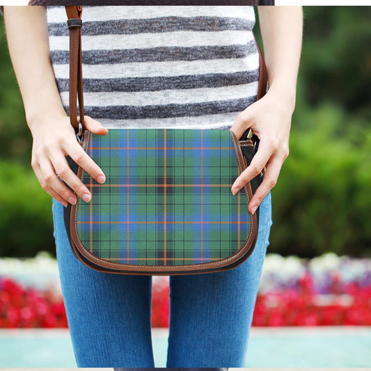 Davidson Ancient Tartan Plaid Saddle Bag