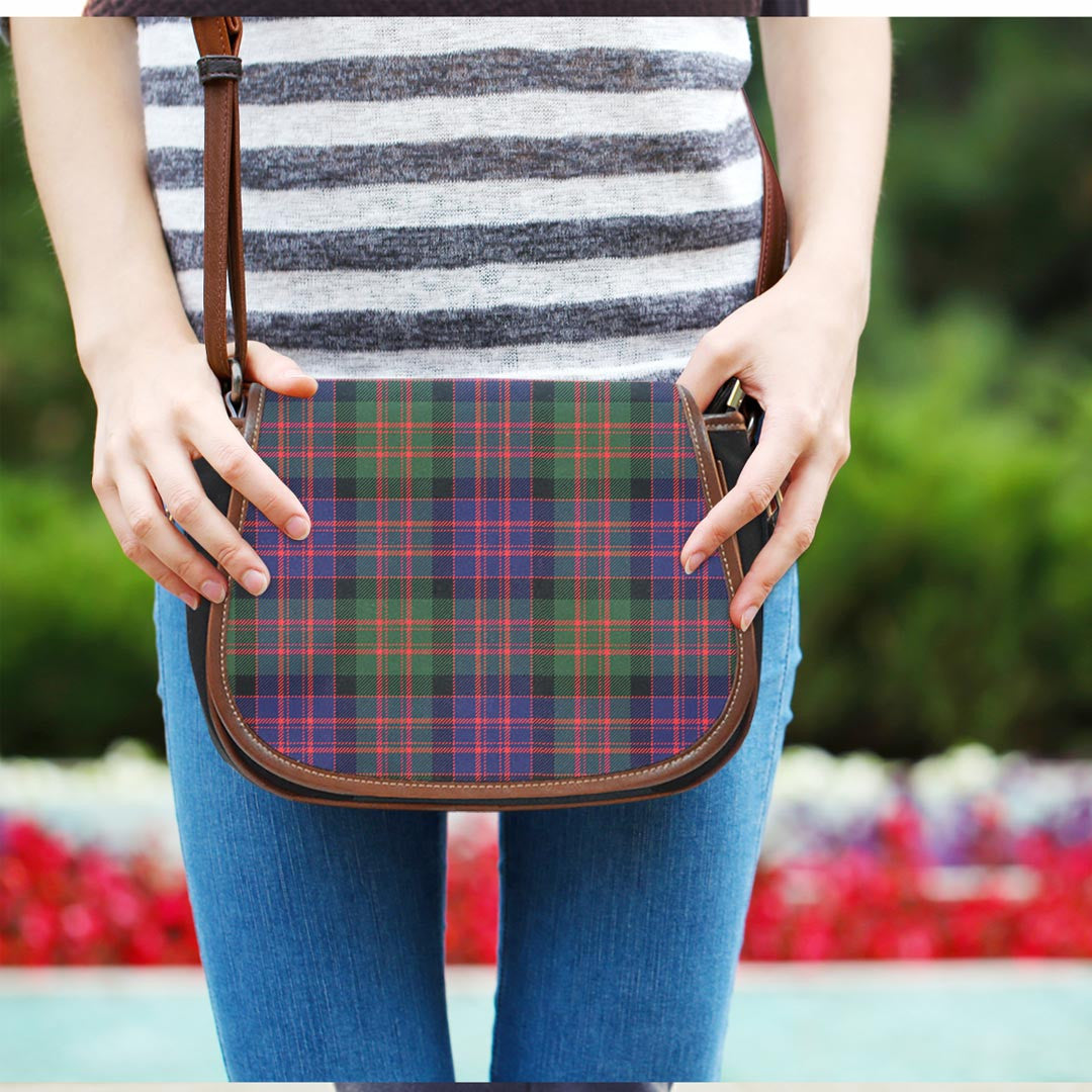 MacDonald Modern Tartan Plaid Saddle Bag