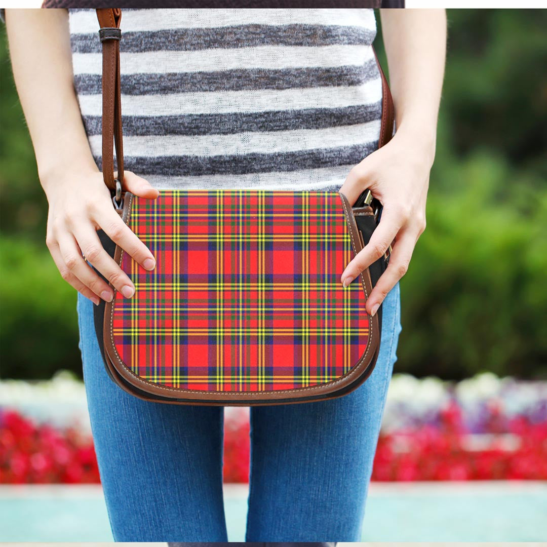 Hepburn Tartan Plaid Saddle Bag