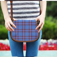 Elliot Modern Tartan Plaid Saddle Bag