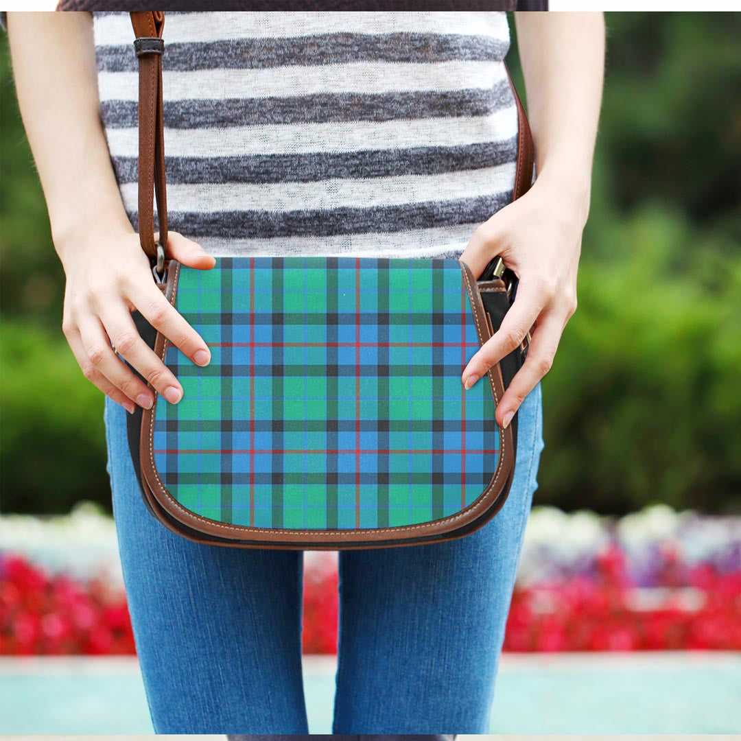 Flower Of Scotland Tartan Plaid Saddle Bag