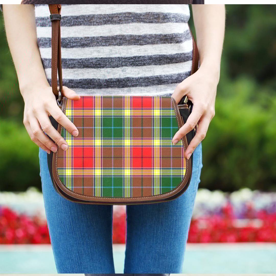Gibbs Tartan Plaid Saddle Bag