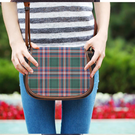 MacFarlane Hunting Modern Tartan Plaid Saddle Bag