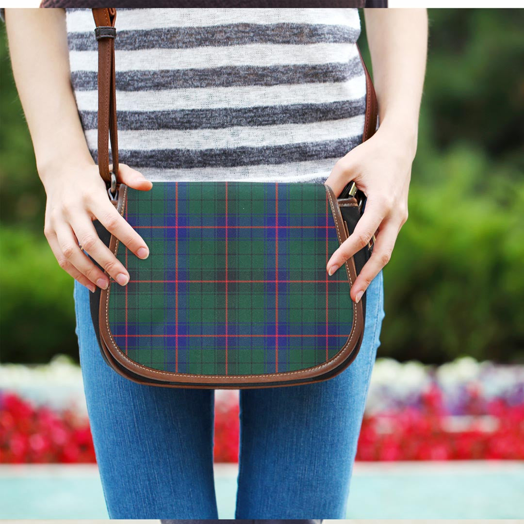 Davidson Modern Tartan Plaid Saddle Bag