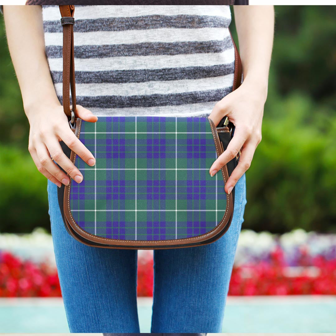 Hamilton Hunting Modern Tartan Plaid Saddle Bag