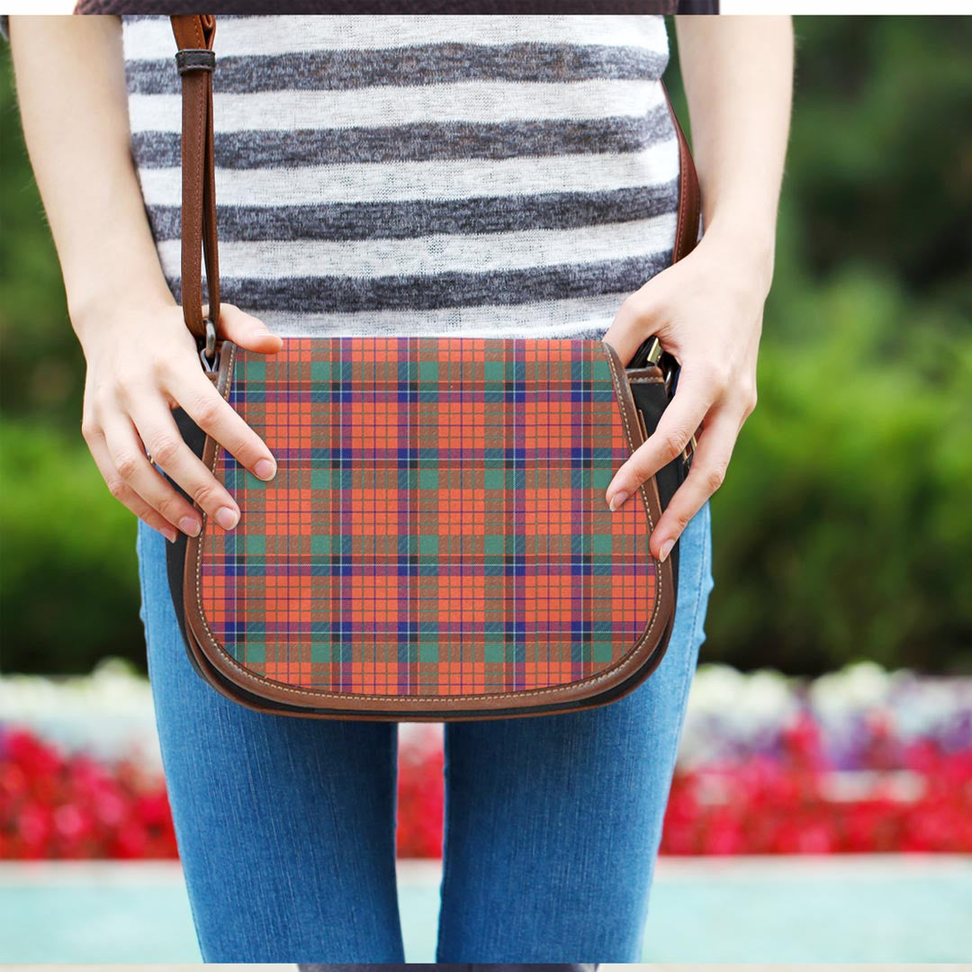 Nicolson Ancient Tartan Plaid Saddle Bag