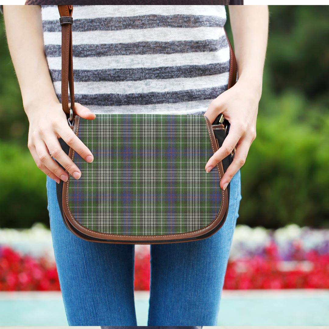 Davidson Tulloch Dress Tartan Plaid Saddle Bag