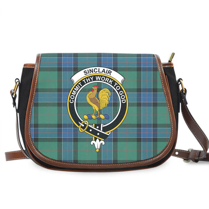 Sinclair Hunting Ancient Tartan Crest Saddle Bag