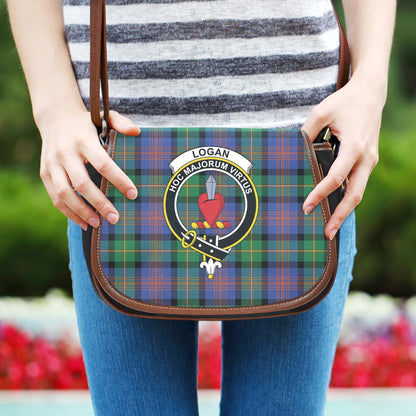 Logan Ancient Tartan Crest Saddle Bag