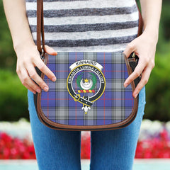 Kinnaird Tartan Crest Saddle Bag