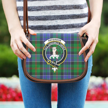 Paterson Tartan Crest Saddle Bag