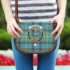 FERGUSON ANCIENT Tartan Crest Saddle Bag
